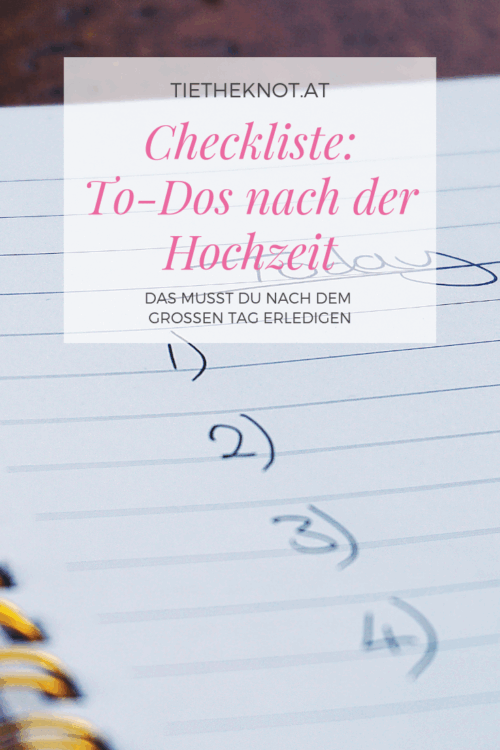 checkliste nach hochzeit-titelbild